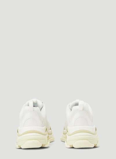 Shop Balenciaga Triple S Sneakers In White