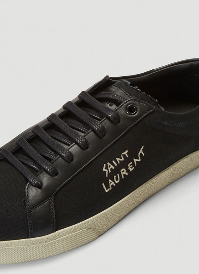 court classic sl/06 embroidered sneakers in leather