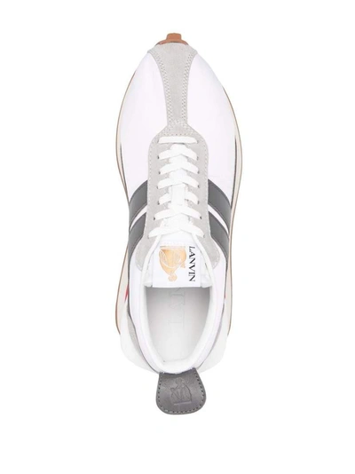 Shop Lanvin Bumpr Sneakers In White