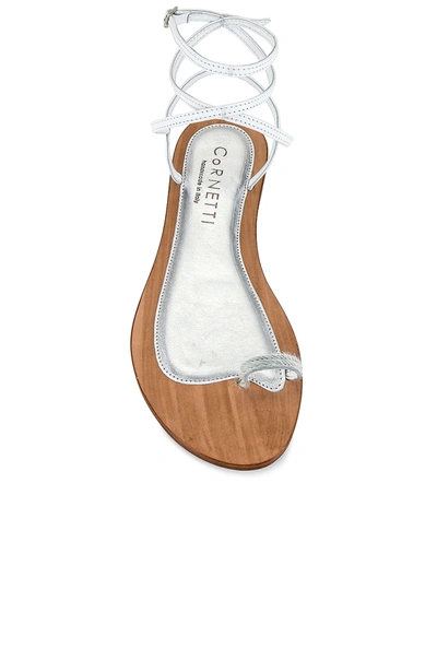 Shop Cornetti Orri Sandal In White