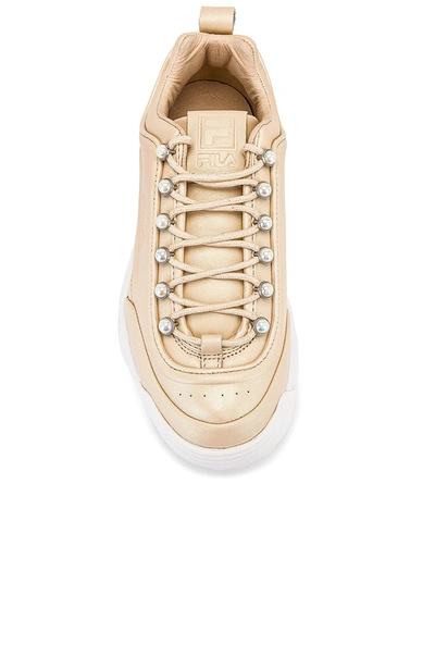 Shop Fila Disruptor Zero Pearl Sneaker In Effervescent  Effervescent & White