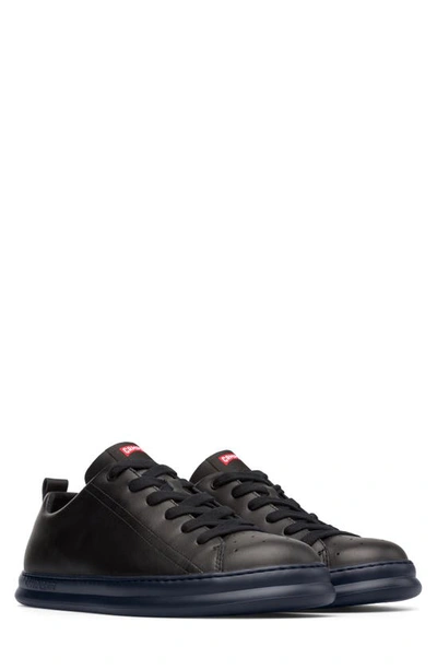 Shop Camper Runner Leather Sneaker In Black/navy