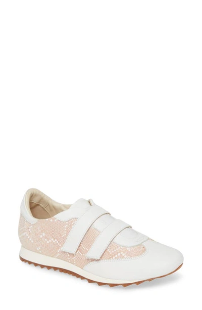 Shop Amalfi By Rangoni Forrest Sneaker In Powder Certosa Leather