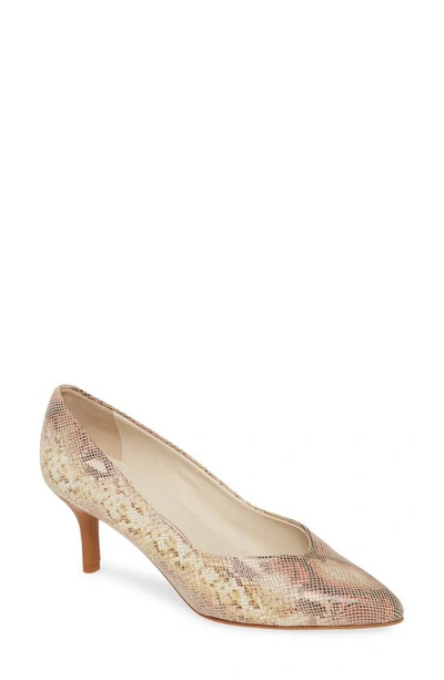 Shop Amalfi By Rangoni Pascal Pump In Beige Leather