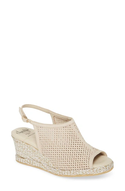 Shop Amalfi By Rangoni Lee Wedge Sandal In Sand Suede