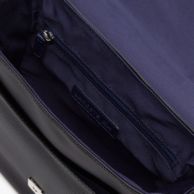 Lacoste Men's Classic Piqué Effect Shoulder Bag - One Size In Purple