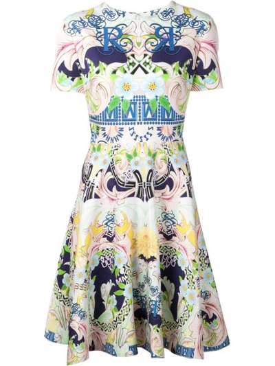 Mary Katrantzou 'chrono' Rose Garden Dress In Multicolour