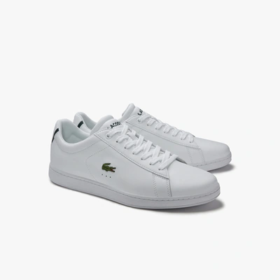 Shop Lacoste Men's Carnaby Evo Leather Sneakers - 9 In Black