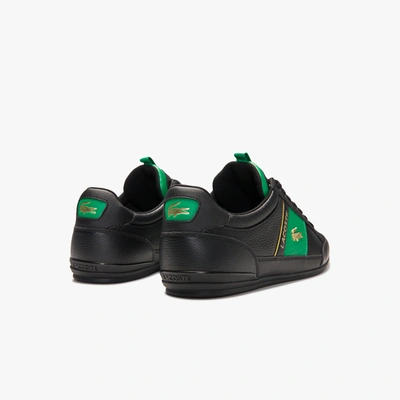 Shop Lacoste Men's Chaymon Leather Sneakers - 11 In Black