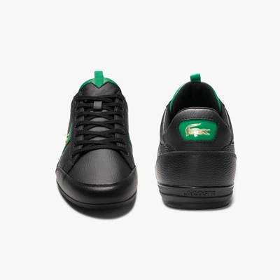 Shop Lacoste Men's Chaymon Leather Sneakers - 11 In Black