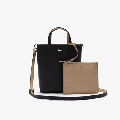 Lacoste Women's Anna Vertical Reversible Tote - One Size In Black