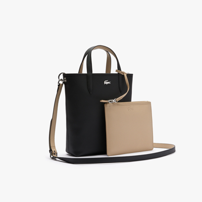 Lacoste Women's Anna Vertical Reversible Tote - One Size In Black