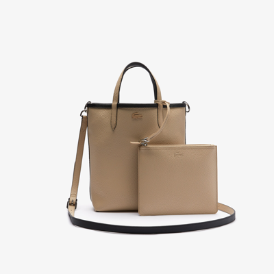Lacoste Women's Anna Vertical Reversible Tote - One Size In Black