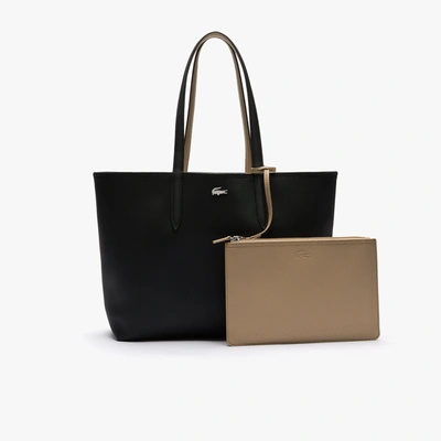 Lacoste Women's Anna Large Reversible Tote Bag - One Size In Black