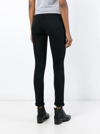 Shop J Brand 'maria' High-rise Skinny Jeans In Black