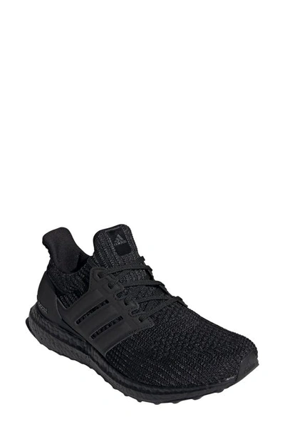 Shop Adidas Originals Ultraboost Dna Running Shoe In Black/ Black/ Red