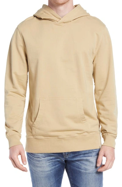 Shop The Normal Brand Terry Pop Over Hoodie In Tan
