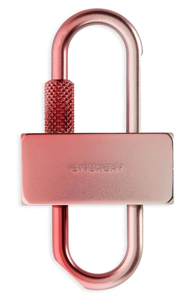 Shop Givenchy 4g Gradient U Padlock In Baby Pink