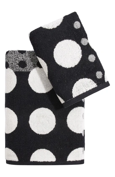 Shop Dkny Dots 4-piece Bath Towel & Hand Towel Set In Grey