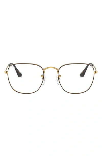 Shop Ray Ban 51mm Optical Glasses In Shiny Yellow