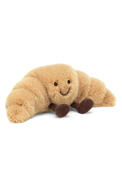 Shop Jellycat Small Croissant Plush Toy In Beige