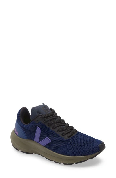 Shop Veja Marlin Running Sneaker In Nil Purple Kaki Sole