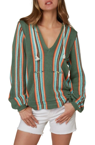 Shop O'neill Catalina Pullover Sweater In Moss