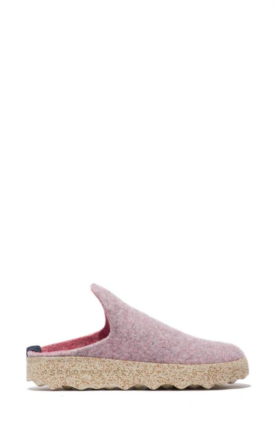 Shop Asportuguesas By Fly London Fly London Come Sneaker Mule In Dusty Rose Tweed/ Felt