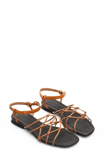 Shop Camper Casi Myra Strappy Sandal In Medium Brown