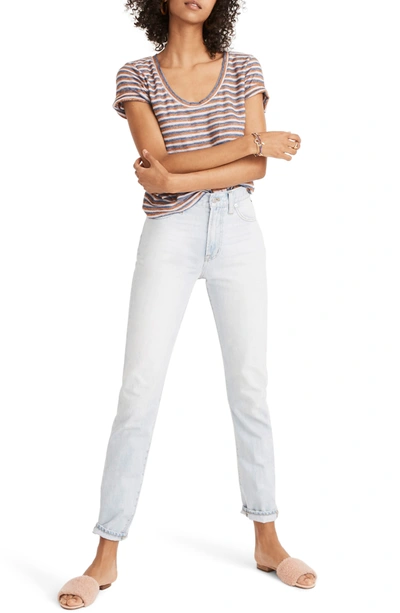 Shop Madewell Perfect Vintage Step Hem Jeans In Fitzgerald Wash