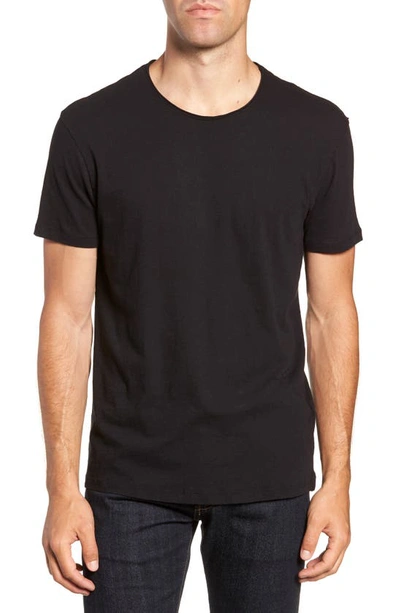 Shop Allsaints Slim Fit Crewneck T-shirt In Jet Black