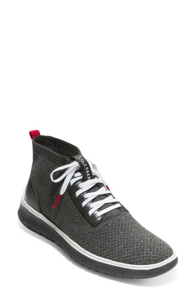Shop Cole Haan Generation Zerogrand Stitchlite Sneaker In Black/ Grey/ White