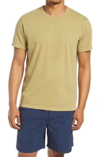 Shop Madewell Garment Dyed Allday Crewneck T-shirt In Muted Olive