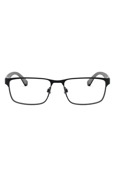 Emporio Armani Ea1105 Matte Black Male Eyeglasses In Matte Black