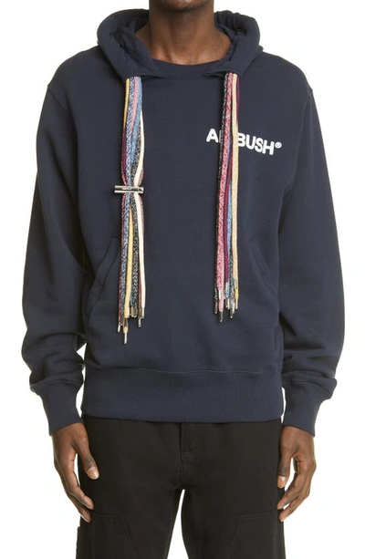 Shop Ambush Multi Cord Hoodie In Blue White A