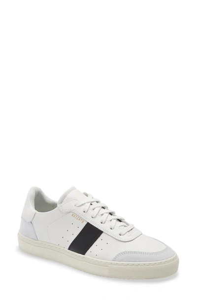 Shop Axel Arigato Dunk V2 Sneaker In White/ Black Leather