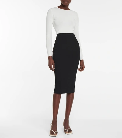 Wardrobe.nyc Release 03 Knitted Pencil Skirt In Black