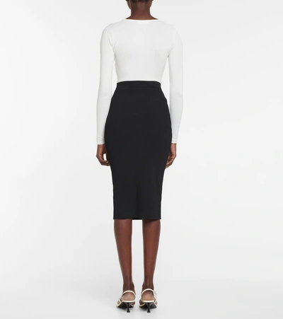 Wardrobe.nyc Release 03 Knitted Pencil Skirt In Black
