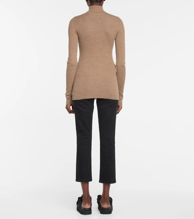 Shop Wardrobe.nyc Release 05 Wool Turtleneck Sweater In Beige