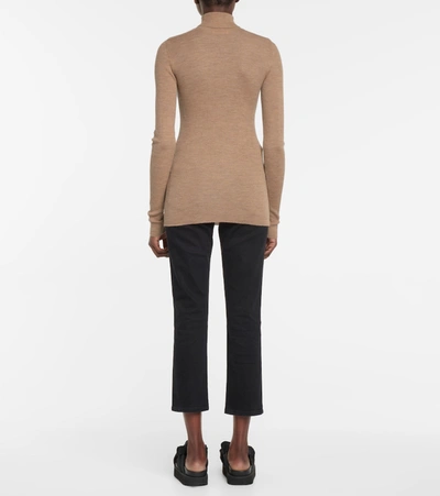 Wardrobe.nyc Release 05 Wool Turtleneck Sweater In Beige