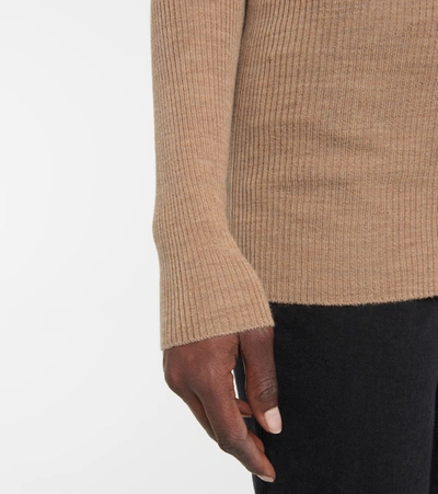 Shop Wardrobe.nyc Release 05 Wool Turtleneck Sweater In Beige