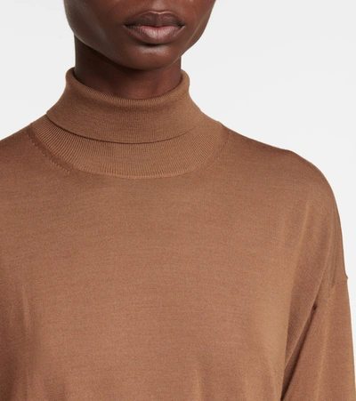 Shop 's Max Mara Virgin Wool Sweater In Brown