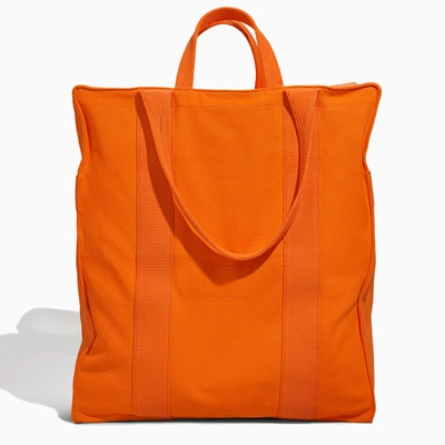 Shop Heron Preston For Calvin Klein Orange Medium Tote Bag