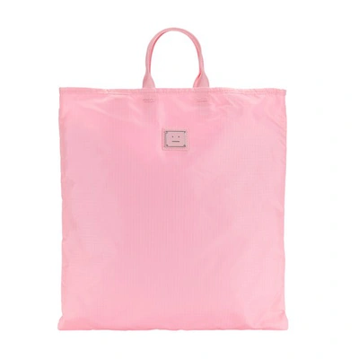 Shop Acne Studios Tote Bag In Bright Pink