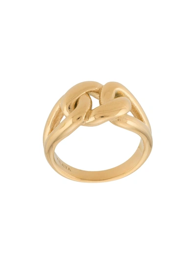 Nialaya Jewelry Knot-detail Ring In Gold
