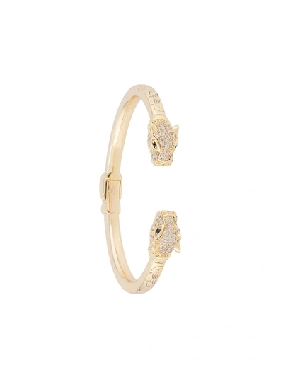 Nialaya Jewelry Panther Cuff Bracelet In Gold