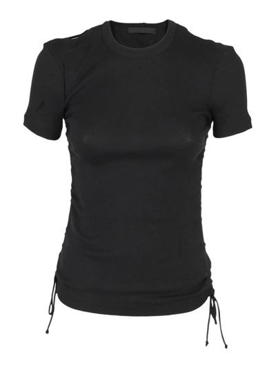 Shop Helmut Lang Cotton T-shirt In Black