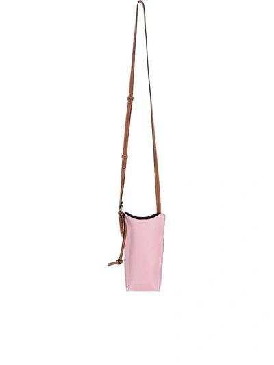 Shop Loewe Gate Pocket Bag In Pink