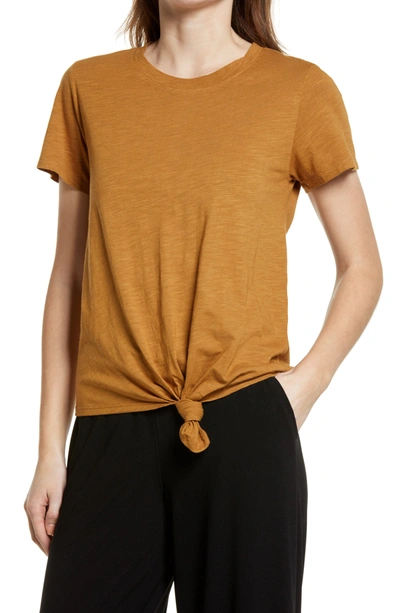 Shop Sanctuary Perfect Knot Tee In Bronzer