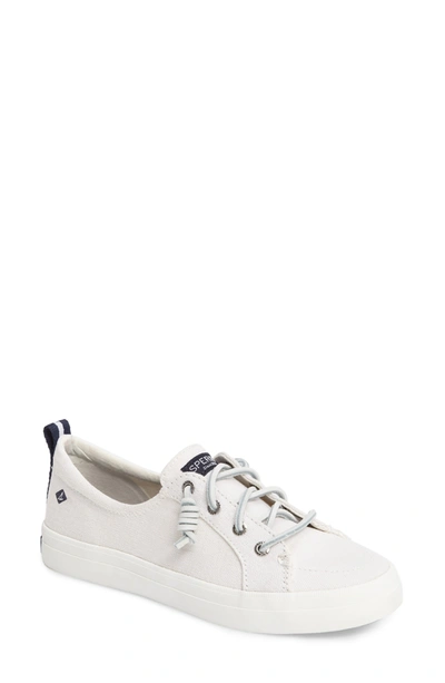 Shop Sperry Crest Vibe Slip-on Sneaker In White Canvas